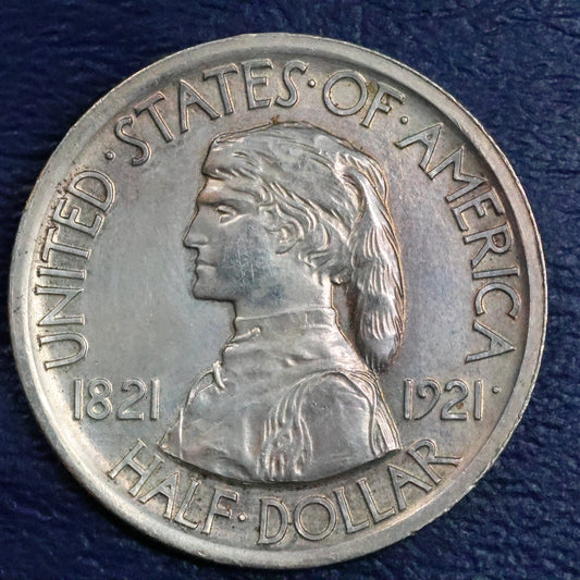 1921 Missouri Centennial Half Dollar 50c Commemorative