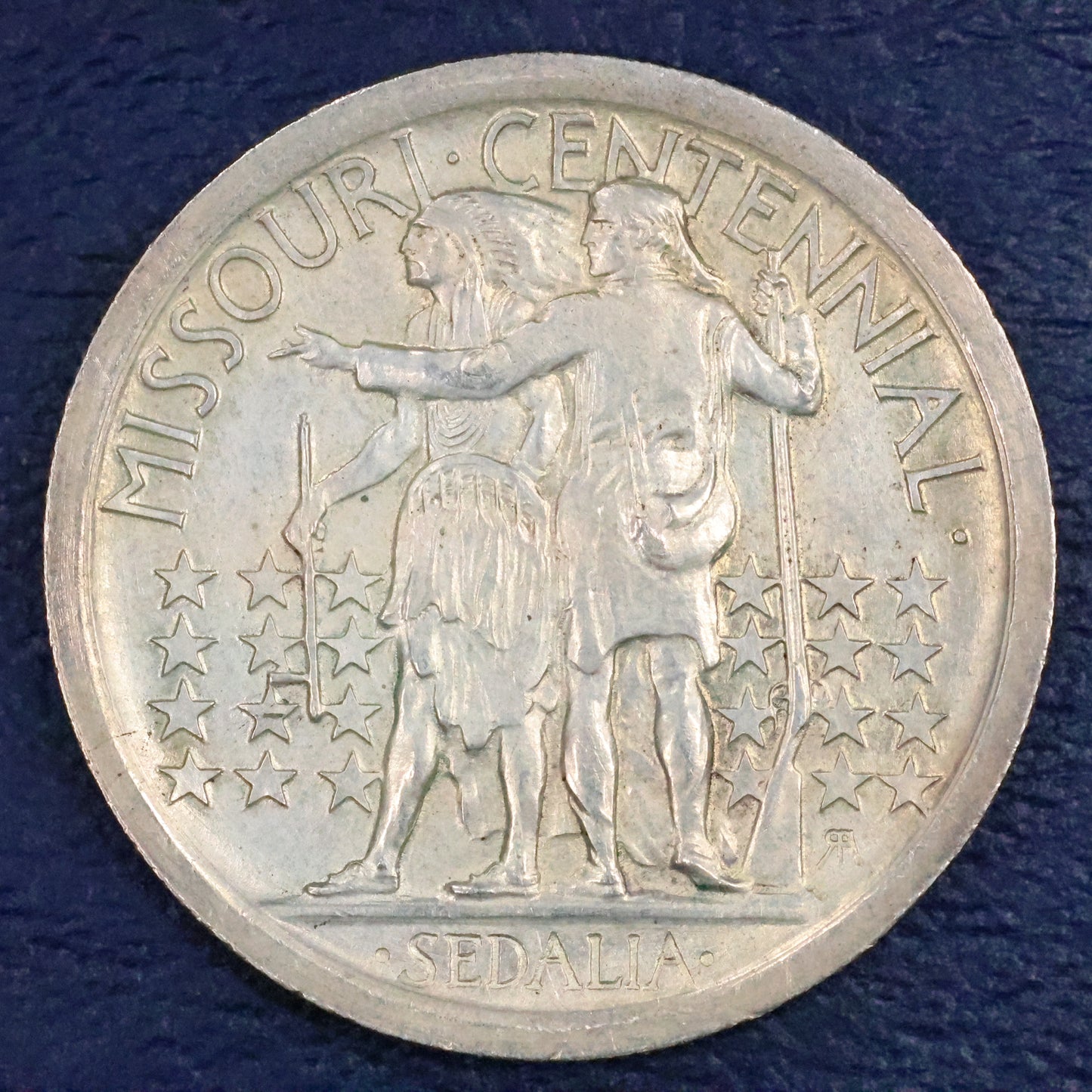 1921 Missouri Centennial Half Dollar 50c Commemorative