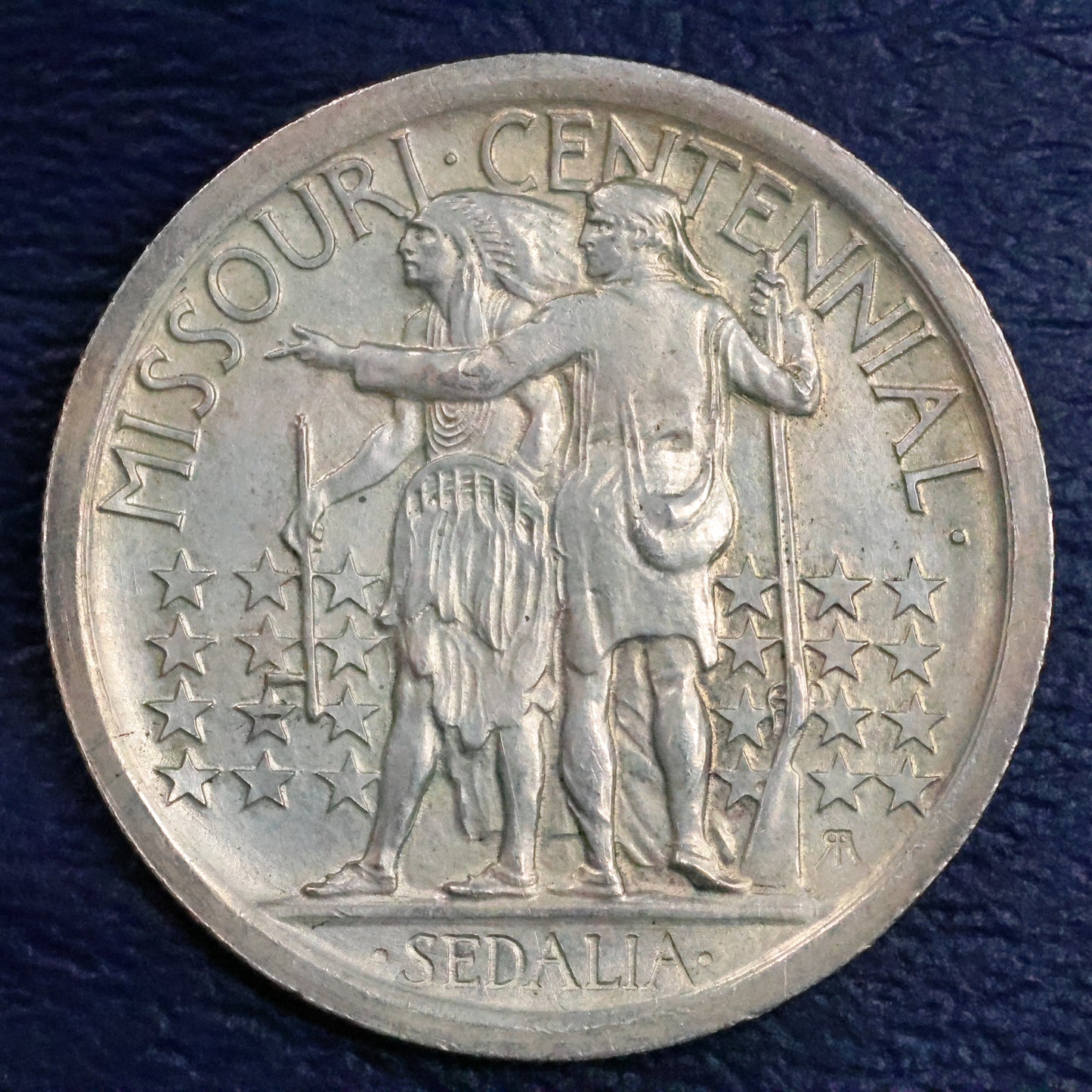 1921 Missouri Centennial Half Dollar 50c Commemorative