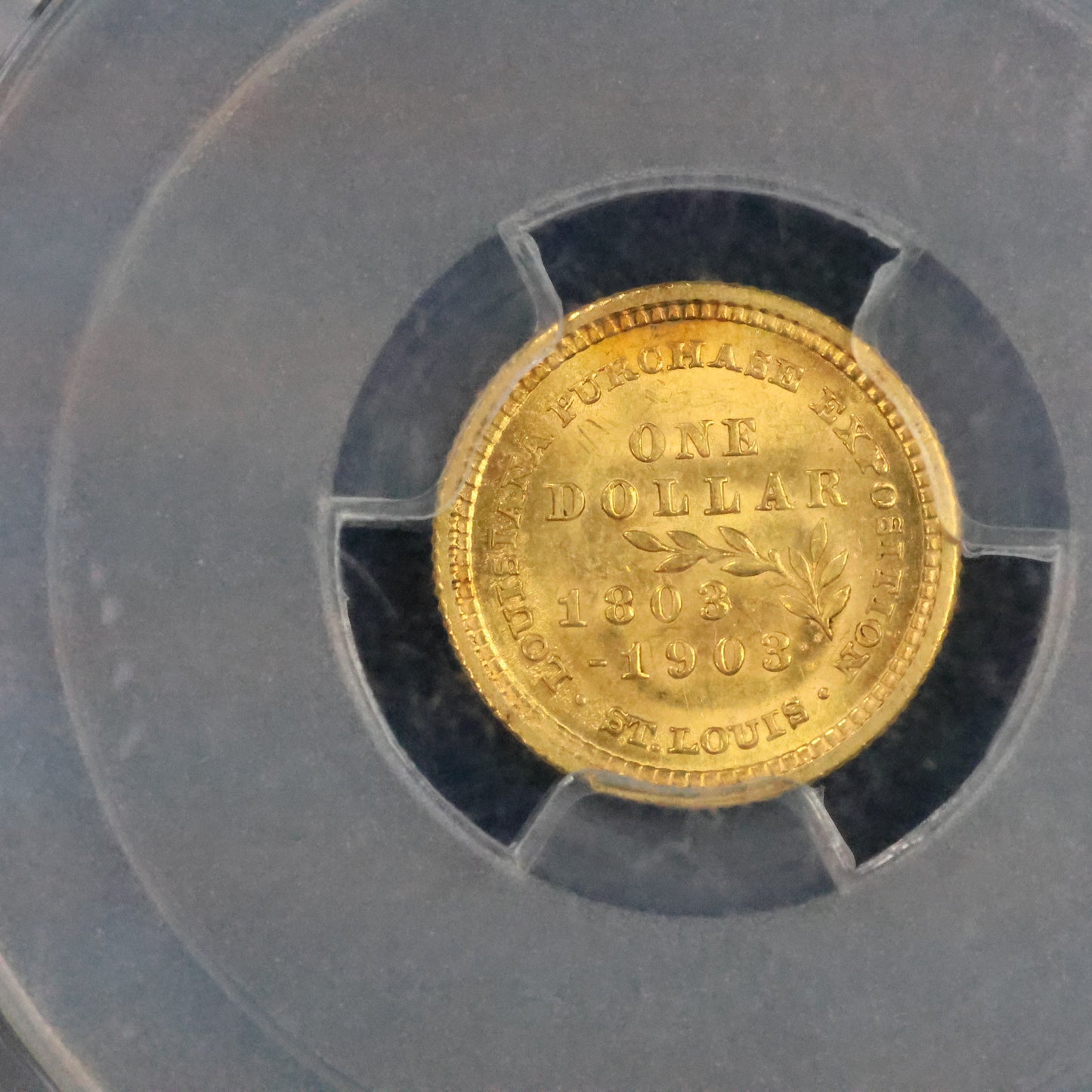 1903 G1$ McKinley LA Purchase Commem Gold 1$ - PCGS Genuine Scratch Unc