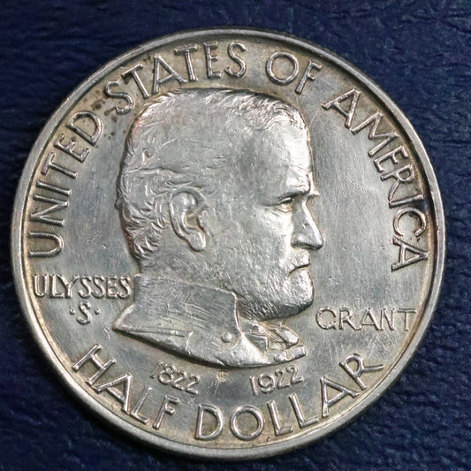 1922 Grant Memorial Half Dollar 50c Commemorative NO Star