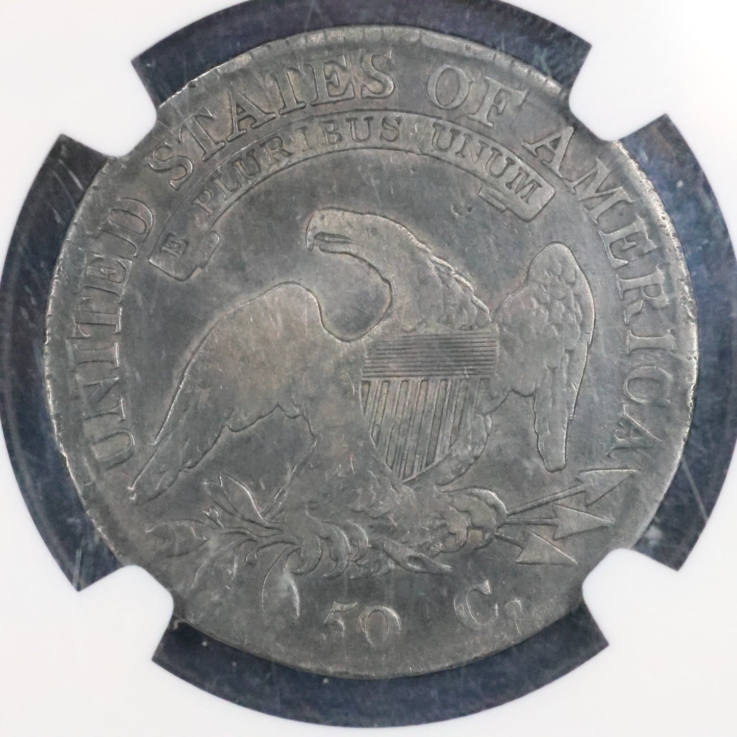 1814 Capped Bust Silver Half Dollar 50c - NGC Fine Details
