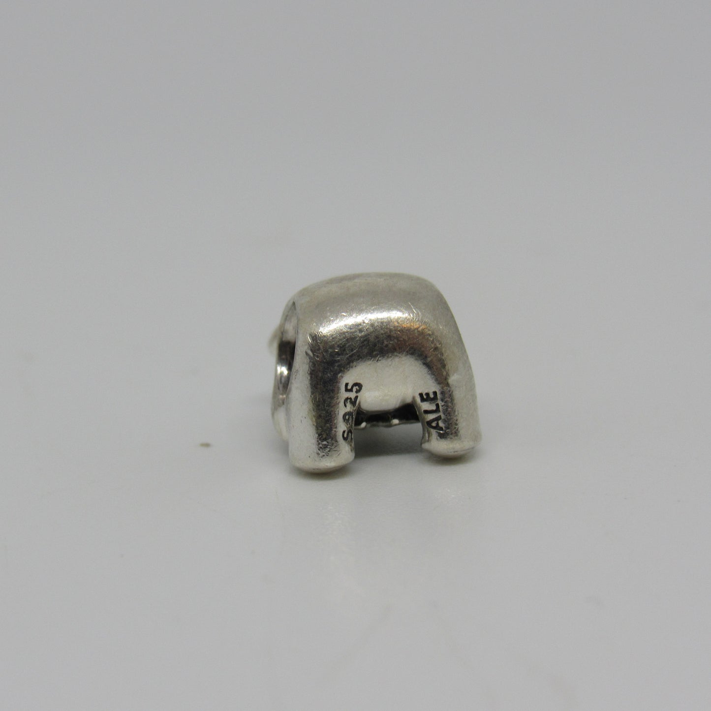 Pandora Sterling Silver "It's A Boy" Teddy Bear w/ Blue Enamel Bow Charm - #791124EN41