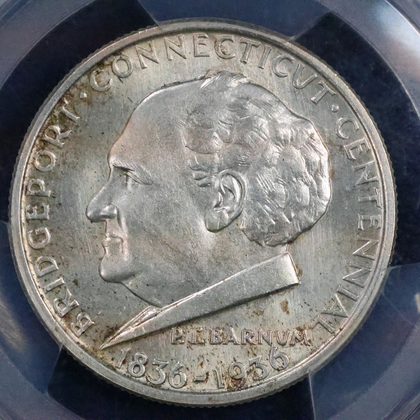 1936 Bridgeport Connecticut Half Dollar 50c Commemorative - PCGS MS 64