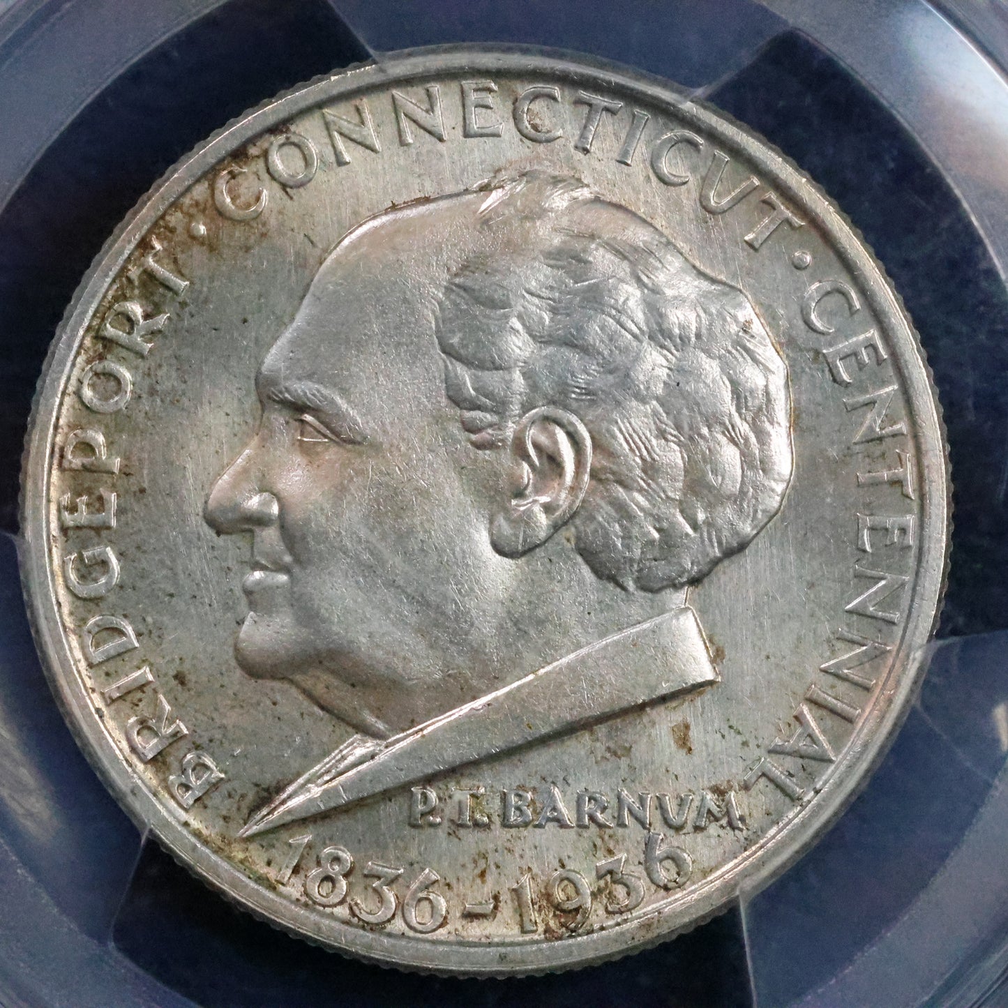 1936 Bridgeport Connecticut Half Dollar 50c Commemorative - PCGS MS 64