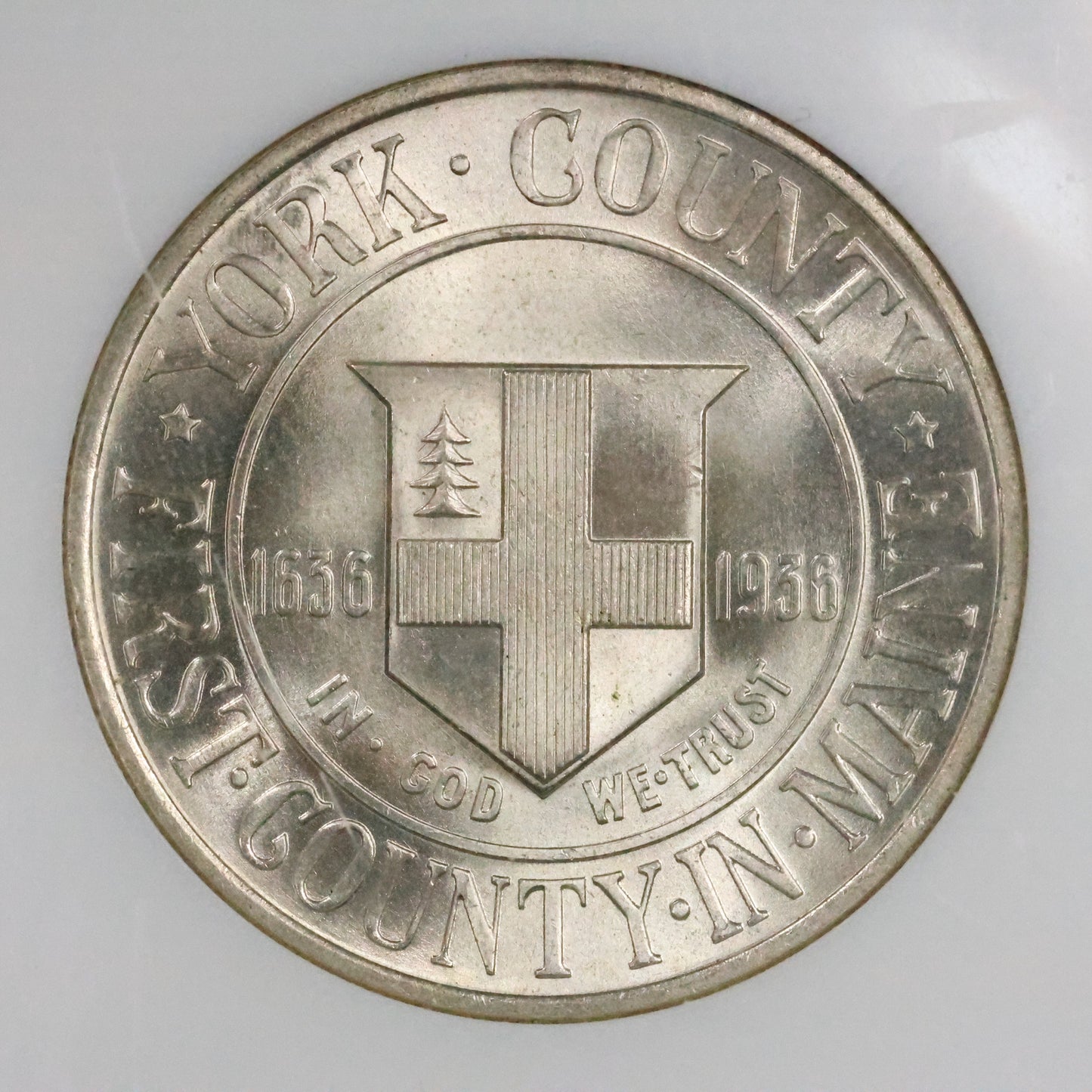 1936 York Tercentenary Half Dollar 50c Commemorative - NGC MS 66