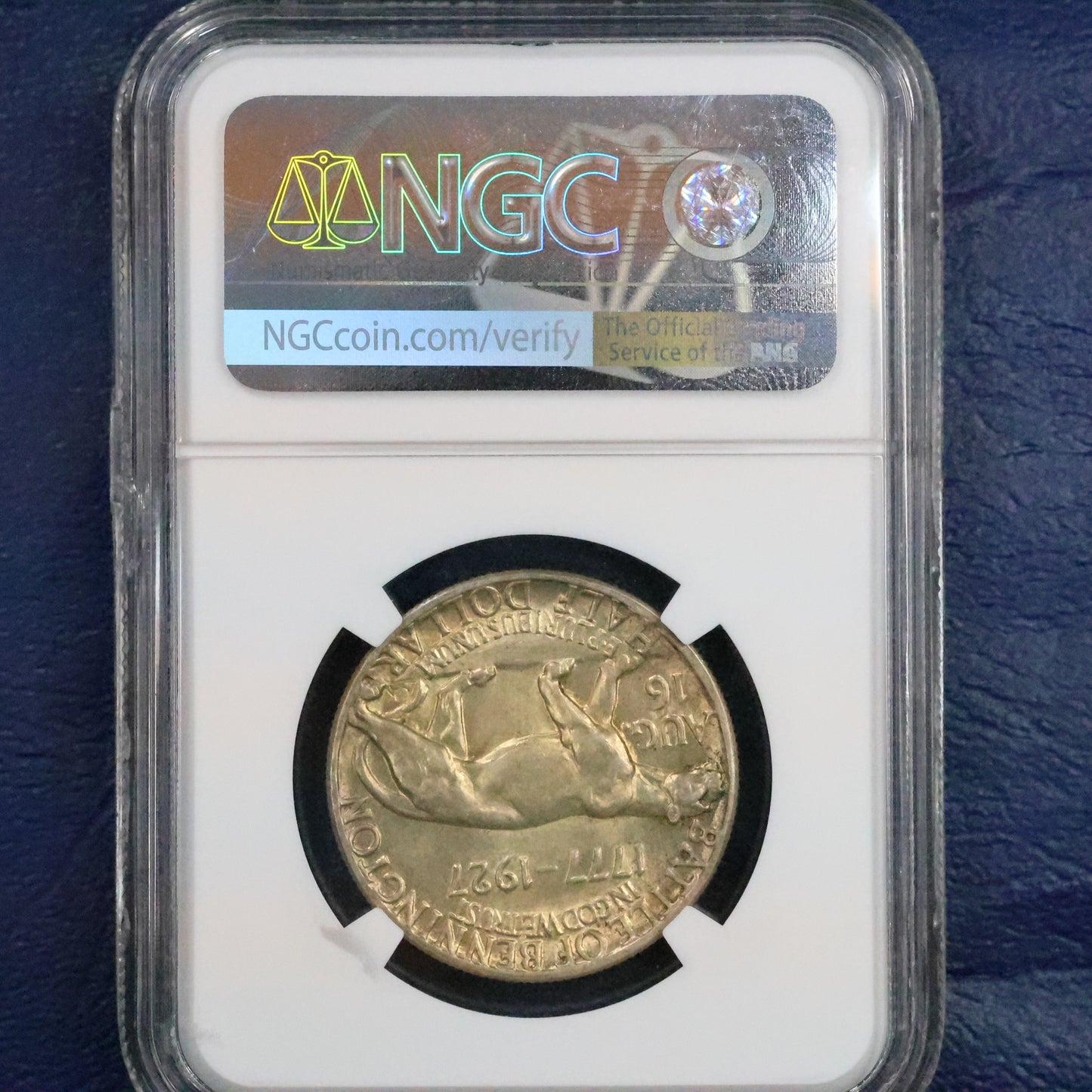 1927 Vermont Sesquicentennial Half Dollar 50c Commemorative - NGC MS 64