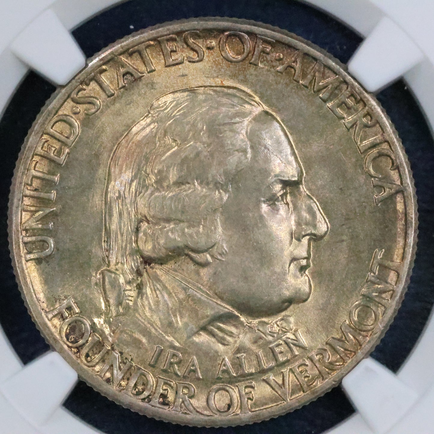 1927 Vermont Sesquicentennial Half Dollar 50c Commemorative - NGC MS 64