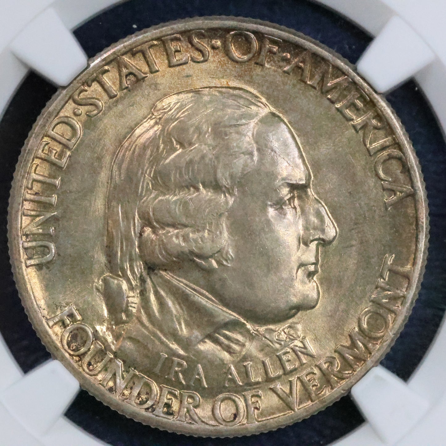 1927 Vermont Sesquicentennial Half Dollar 50c Commemorative - NGC MS 64
