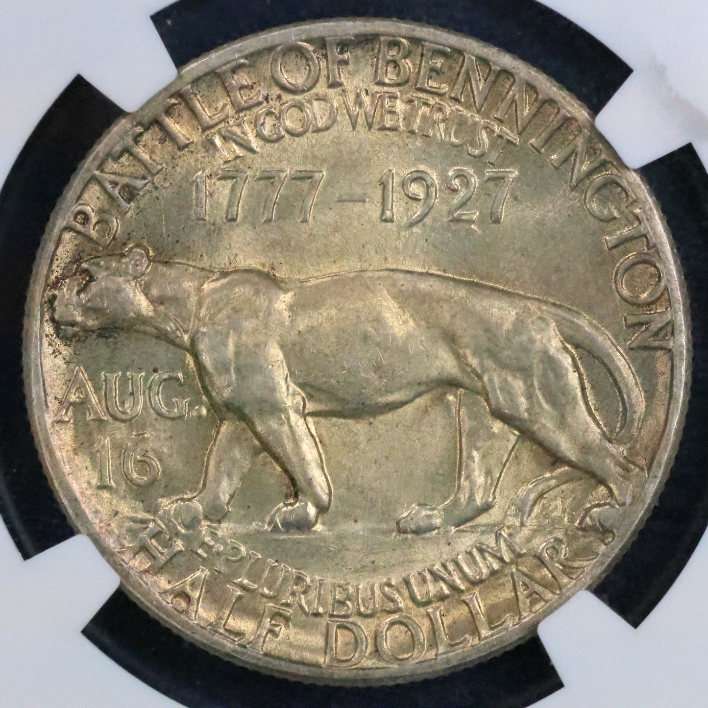 1927 Vermont Sesquicentennial Half Dollar 50c Commemorative - NGC MS 64