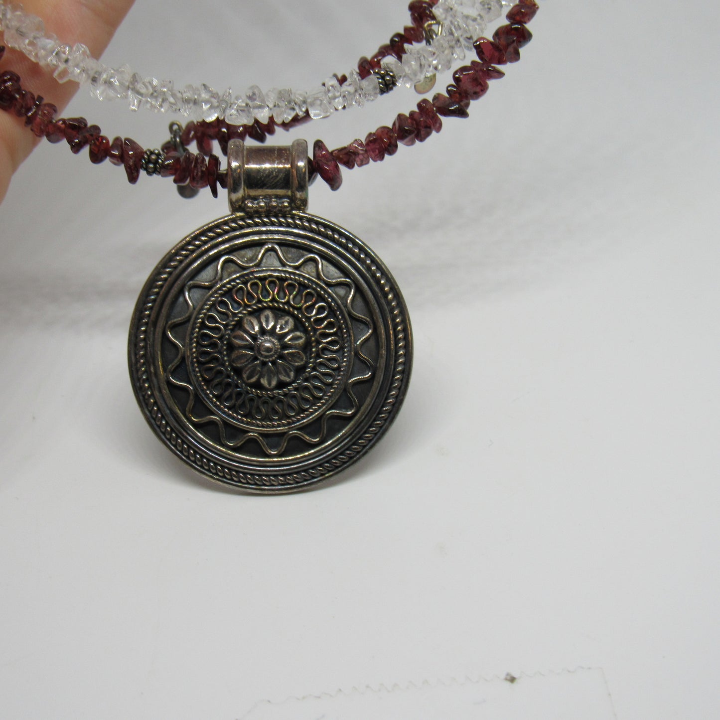 Doug Paulus dP India Sterling Silver 925 Choker Necklaces with Pendant