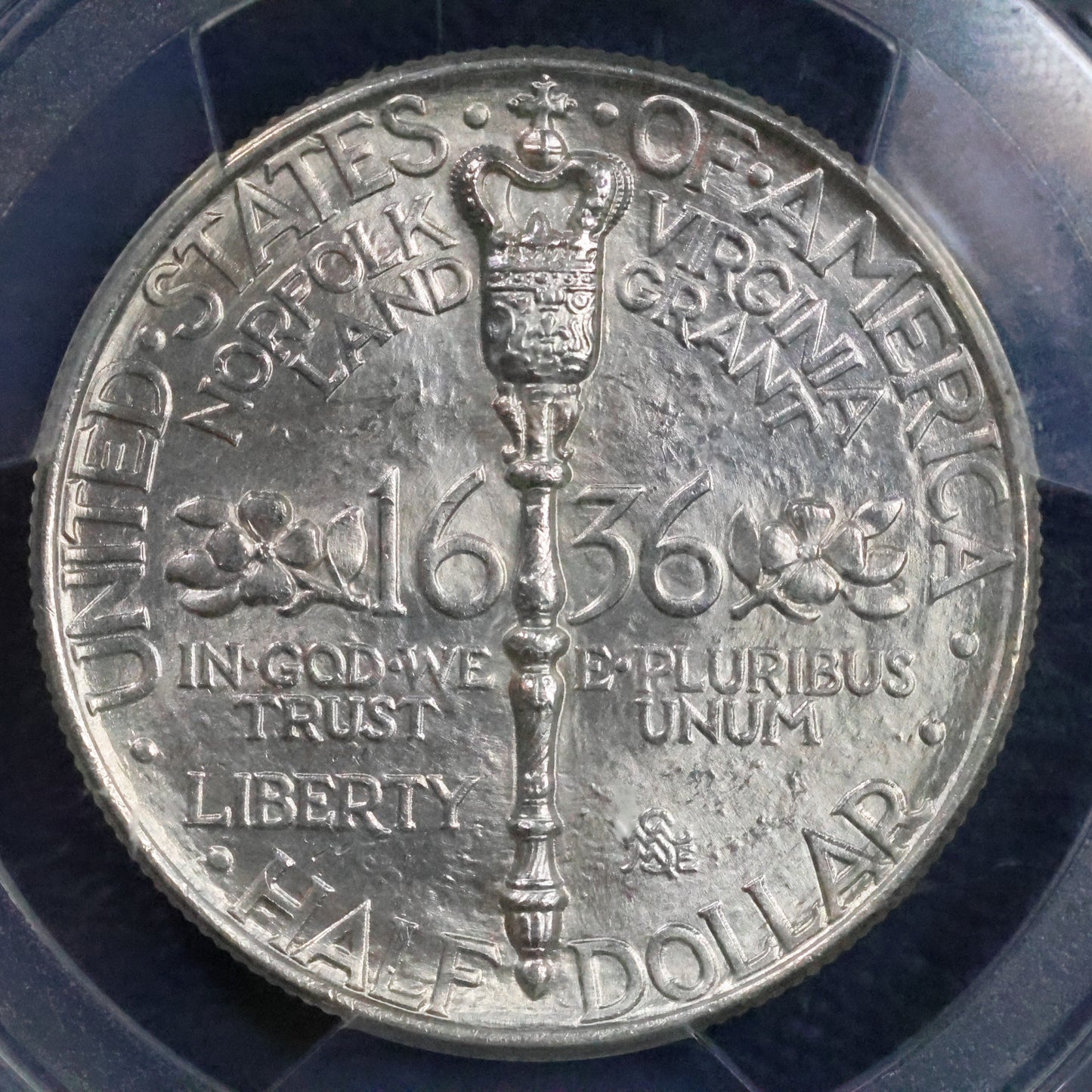 1936 Norfolk Bicentennial Half Dollar 50c Commemorative - PCGS MS 65