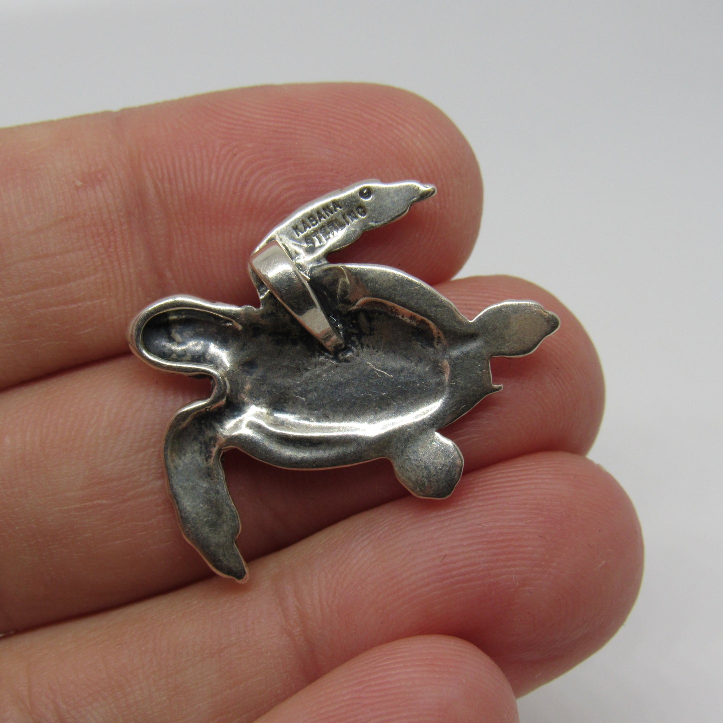 KABANA KBN Sterling Silver 925 Sea Turtle Pendant