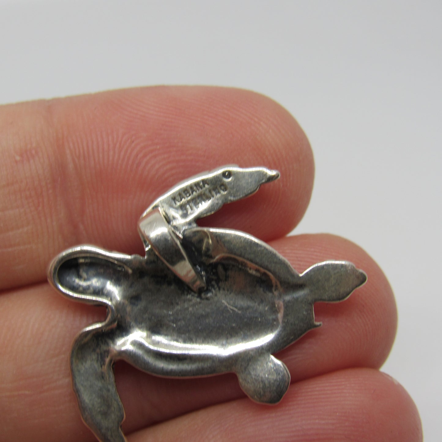 KABANA KBN Sterling Silver 925 Sea Turtle Pendant