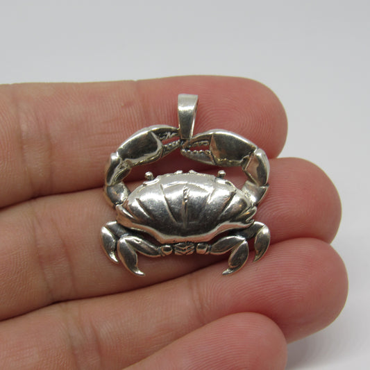 KABANA KBN Sterling Silver 925 Crab Pendant