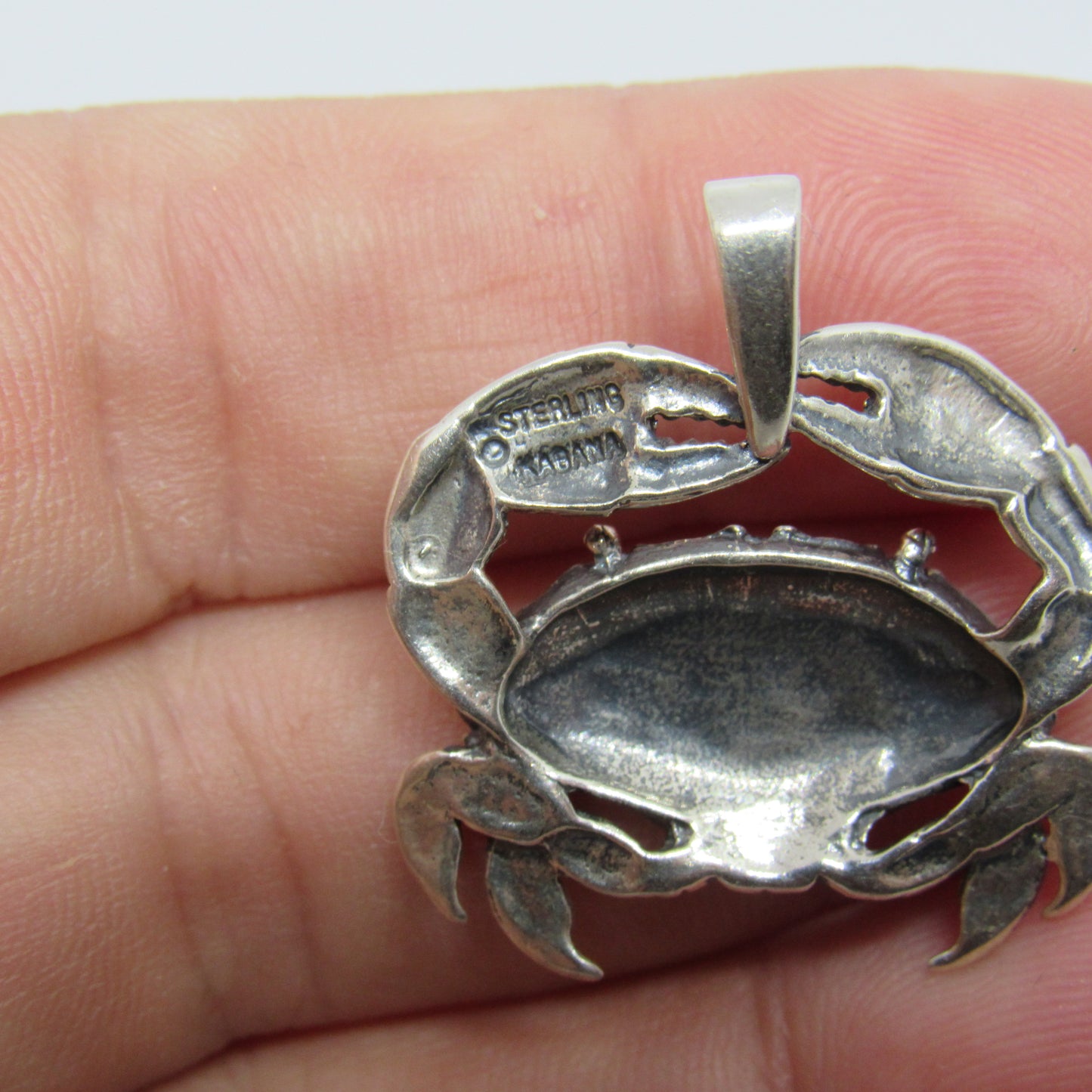 KABANA KBN Sterling Silver 925 Crab Pendant