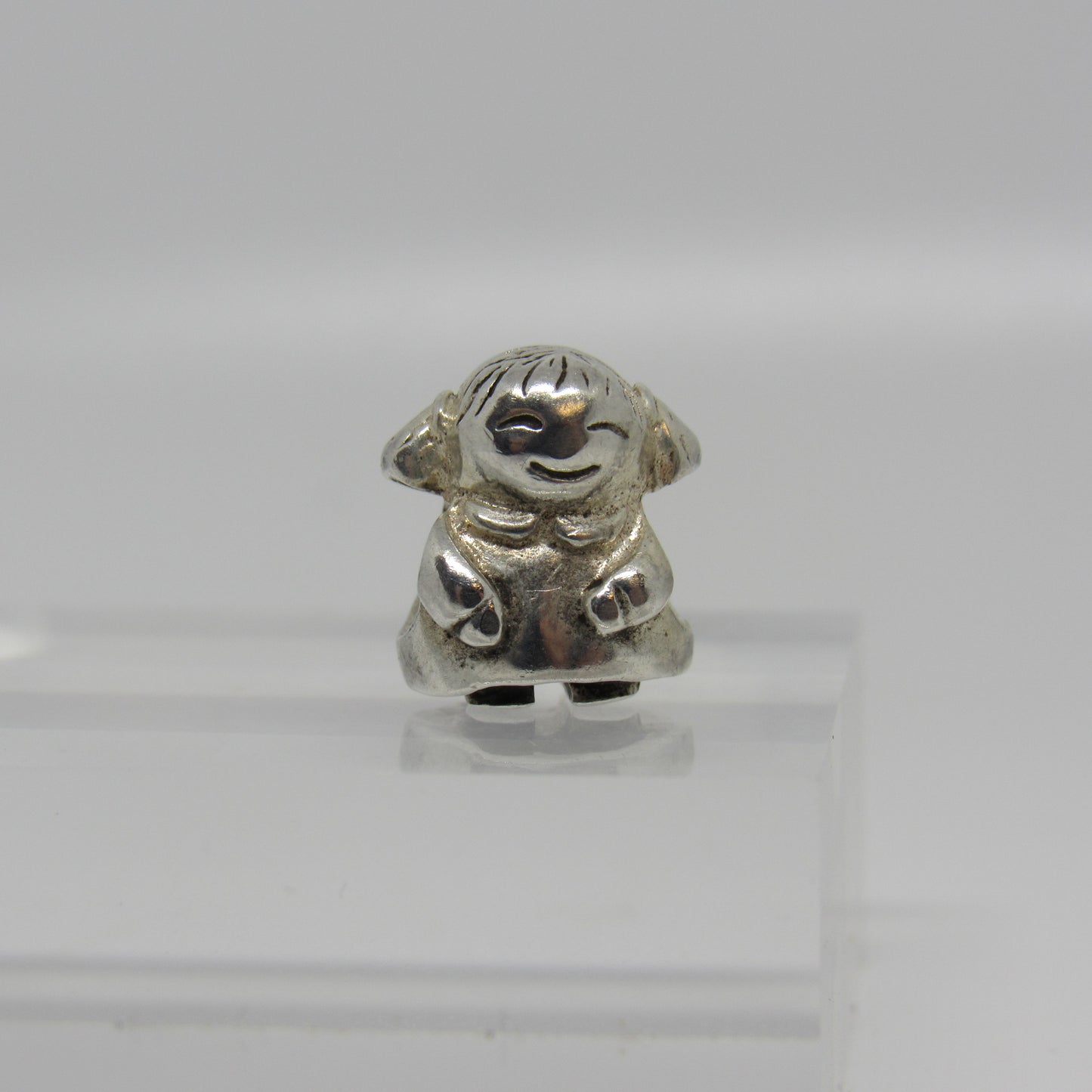 Pandora Sterling Silver Happy Little Girl Charm #790375