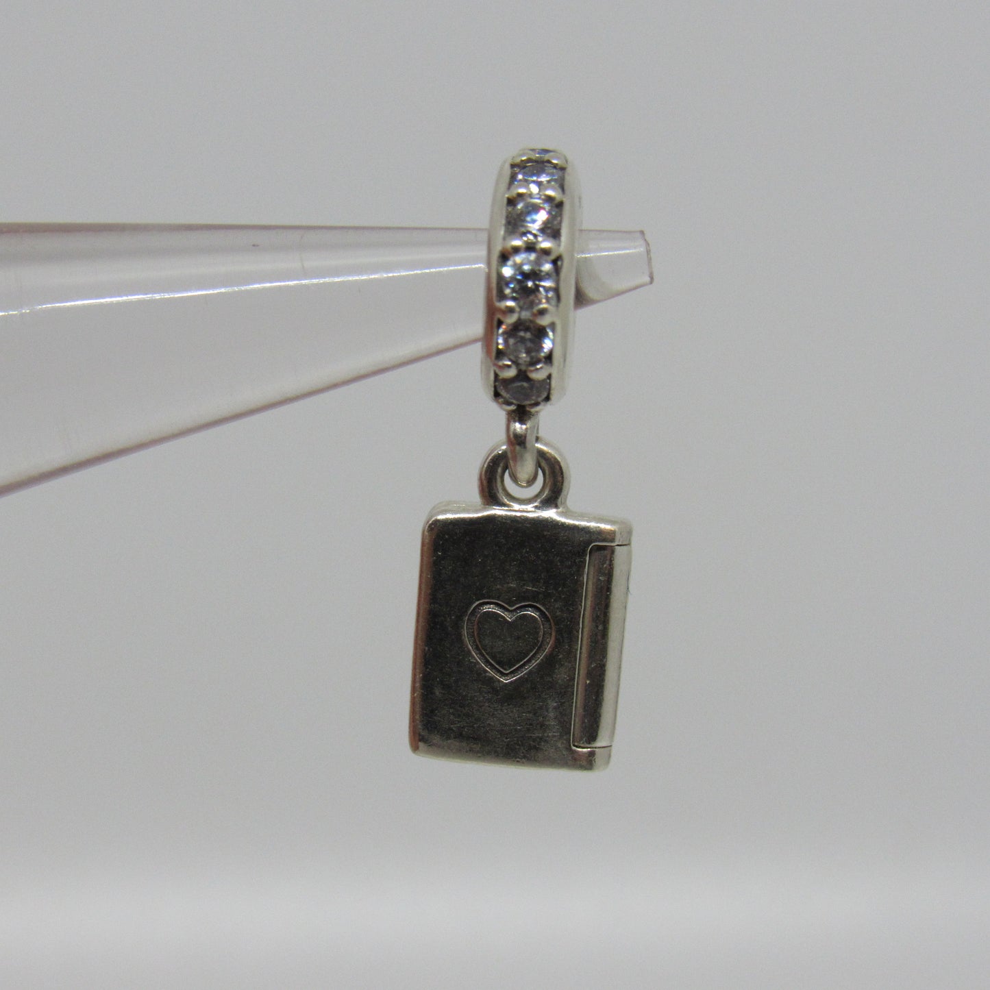 PANDORA Sterling Silver 925 Dangle Happy Birthday Wishes Charm #791723CZ