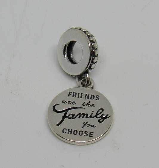 Pandora Friends are the Family You Choose Bead Charm Sterling Silver #798124EN16