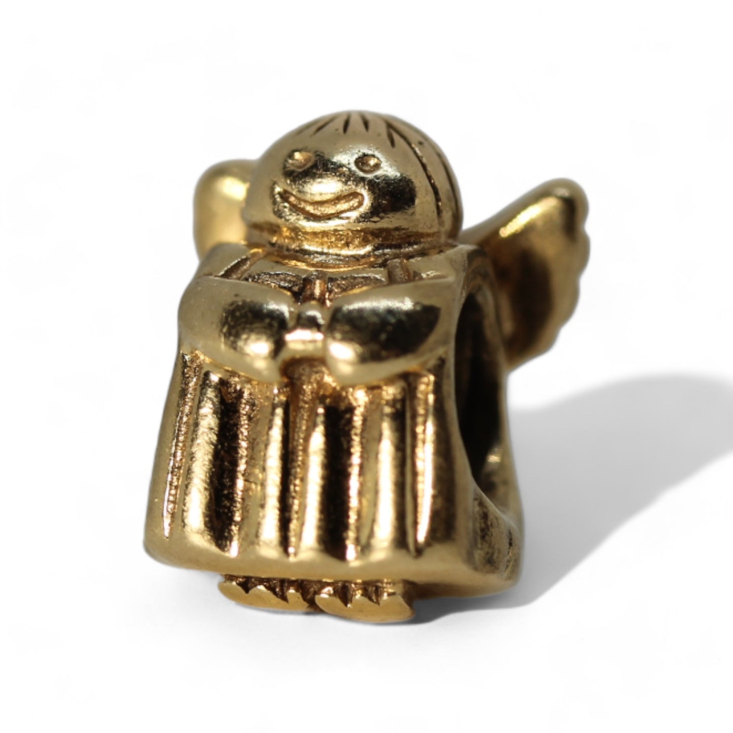 Pandora 14k Yellow Gold Angel of Hope Charm #750419