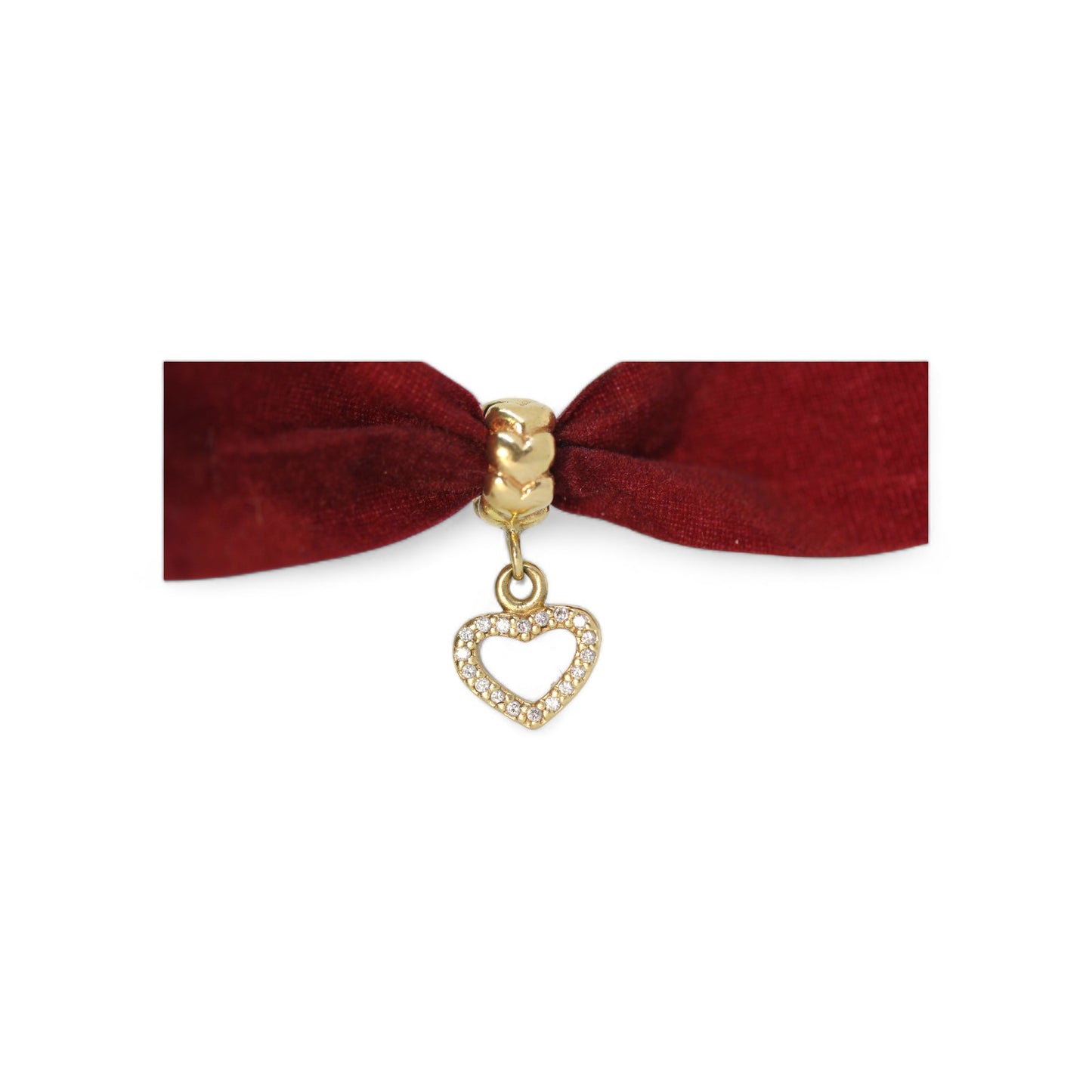 Pandora 14k Gold Big Hearts & Be My Valentine Heart Custom Charm #750201 & #350136D
