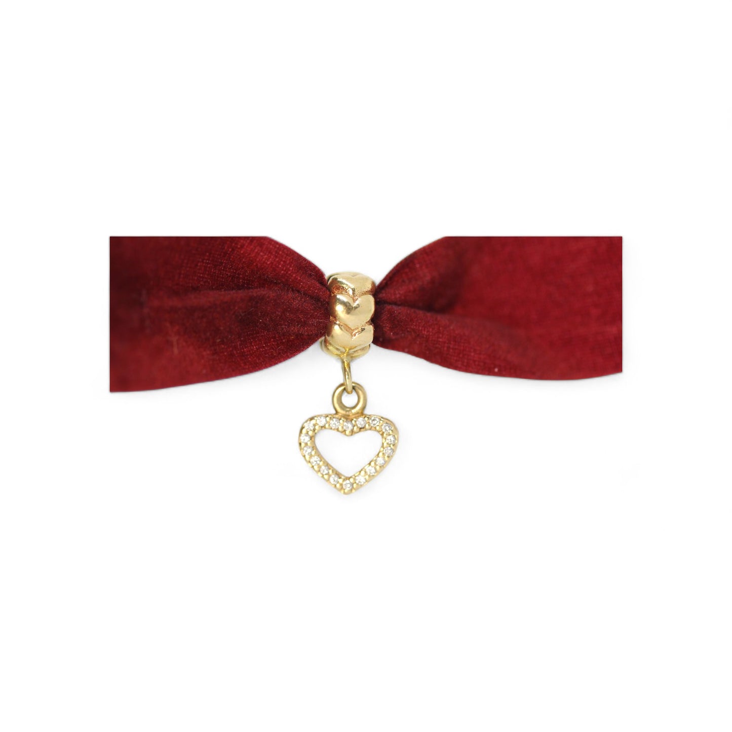 Pandora 14k Gold Big Hearts & Be My Valentine Heart Custom Charm #750201 & #350136D