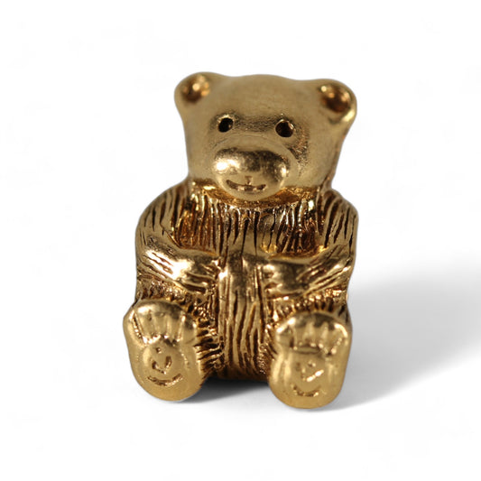 Pandora 14k Yellow Gold Teddy Bear Charm #750462