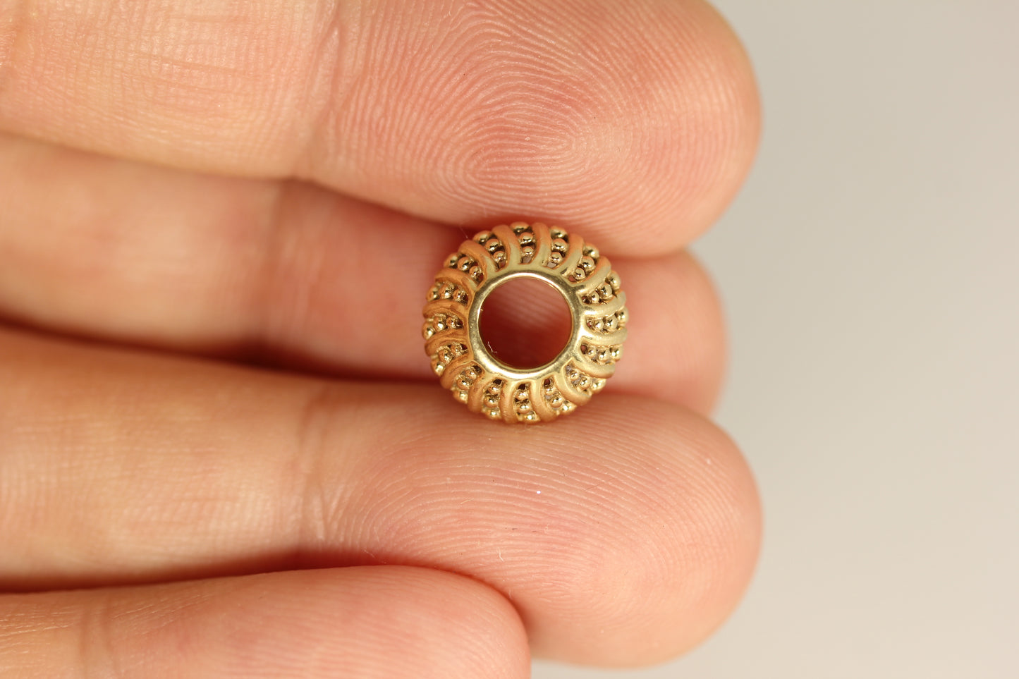 Pandora 14k Yellow Gold Mystic Serenity Charm Bead  #750824