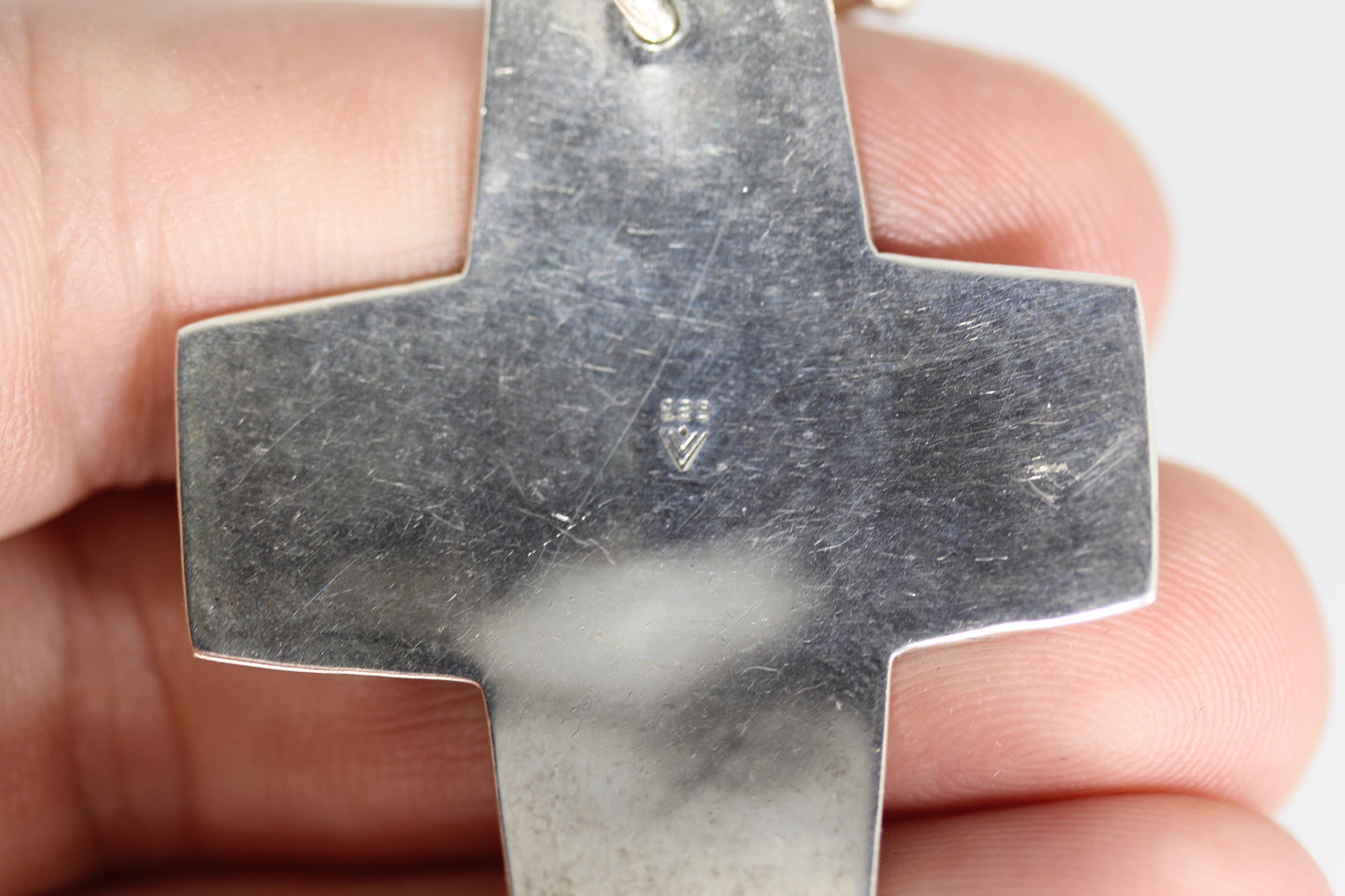 Silpada Virtuosity 925 Sterling Silver Cross Toggle Link Chain Necklace N0557