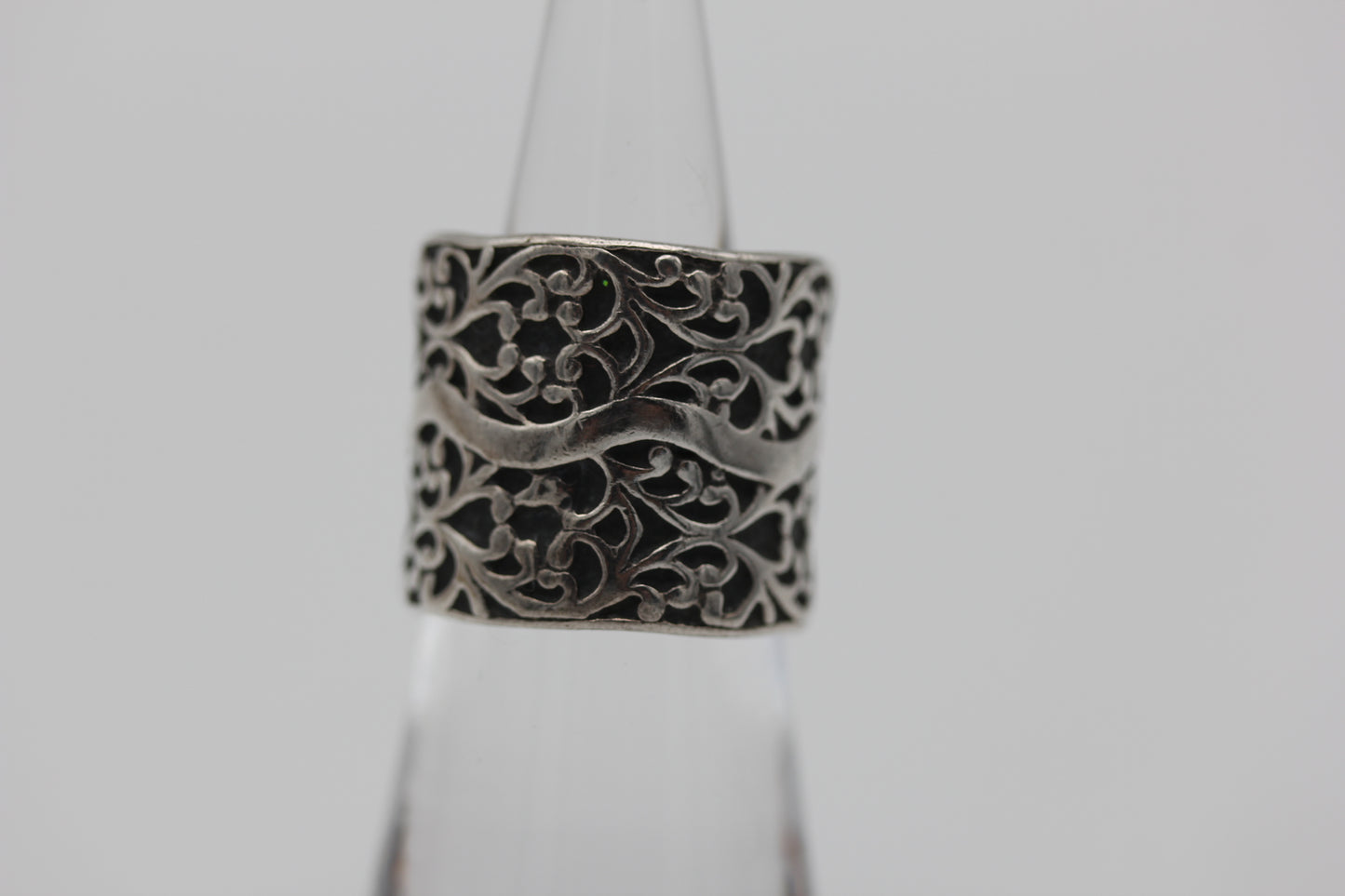 Silpada Sterling Silver 925 Israel Eternal Tree Wide .75 Inch Ring - Sz ~5.75