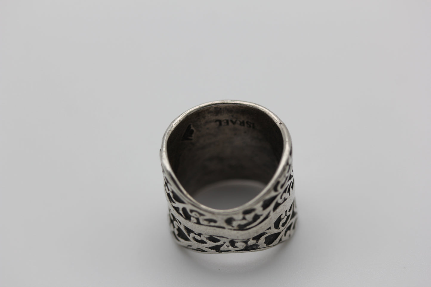 Silpada Sterling Silver 925 Israel Eternal Tree Wide .75 Inch Ring - Sz ~5.75
