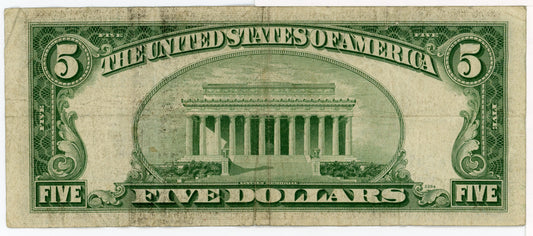 1953 A $5 Star Dollar Bill Silver Certificate F-1656* Priest Anderson *24146332A