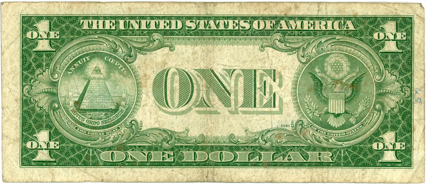 1935 E $1 Silver Certificate Priest Humphrey F-1614 W57460930H
