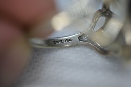 Kabana KBN Sterling Silver Abalone Ring - Sz 7 3/4