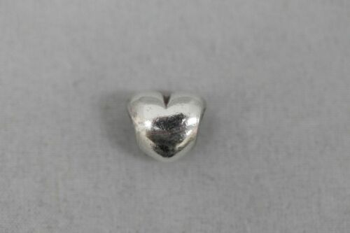 Pandora Sterling Silver 925 ALE Big Smooth Heart Charm Bead - #790137