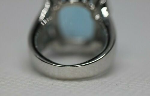 18.20ct Topaz w/ Tanzanite & White Topaz Sterling Silver Ring - Sz 4