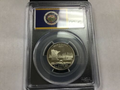 2005-S Clad 25C Minnesota Quarter PCGS PR69DCAM