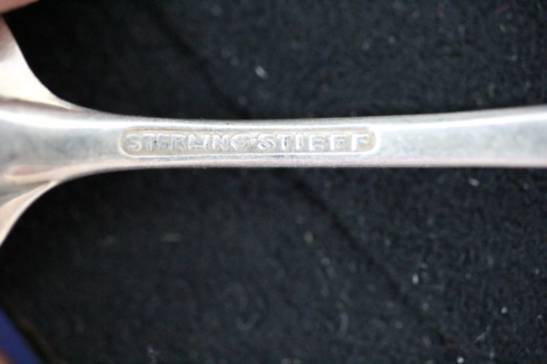 Kirk Stieff - Stieff Rose Sterling Silver Demitasse Spoon - No Mono