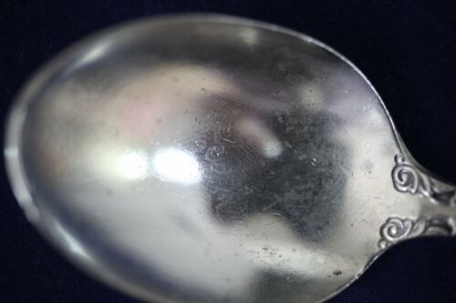 International Queen's Lace Sterling Silver Baby Spoon - No Mono