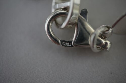 Sterling Silver 925 Italy Mariner Anchor Link Bracelet - 7.5"