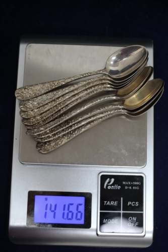 Kirk Stieff - Stieff Rose Sterling Silver Demitasse Spoon - No Mono