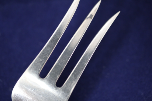 Kirk Stieff - Repousse Sterling Silver Individual Fruit Cocktail Fork - No Mono