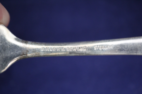 Kirk Stieff - Repousse Sterling Silver Individual Fruit Cocktail Fork - No Mono