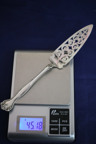 Alvin - Raleigh Sterling Silver Jelly / Cake Server - No Mono