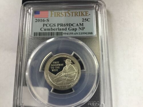 2016 S Cumberland Gap NP Quarter Proof PR69 DCAM PCGS First Strike
