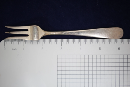 Kirk Stieff - Repousse Sterling Silver Individual Fruit Cocktail Fork - No Mono