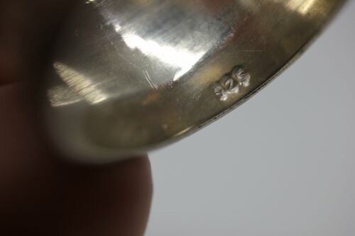 Sterling Silver 925 Boho Bohemian Braided Rope Swirl Wide Band Ring - Sz 12