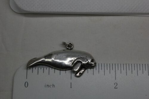 Sterling Silver 925 Walrus Seal Sea Creature Charm Pendant