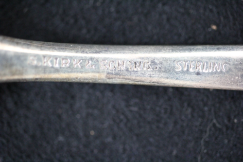 Kirk Stieff - Repousse Sterling Silver Individual Fruit Cocktail Fork - No Mono