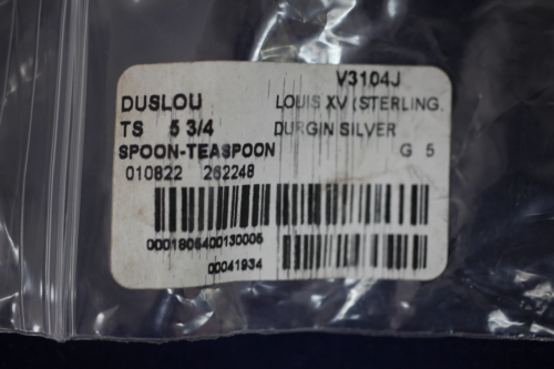 Durgin Louis XV Sterling Silver Teaspoon - No Mono
